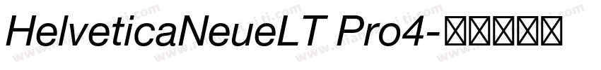 HelveticaNeueLT Pro4字体转换